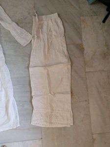 Classic Off White Chikankari Kurta Set