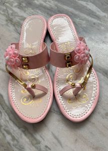 Women's Pink Flower Sandals