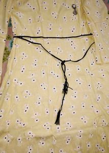 Western Gown with 3 quarter flared hands