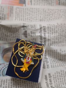 Lord Krishna Necklace With Chain