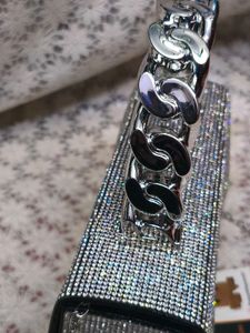 Sparkling Silver Clutch