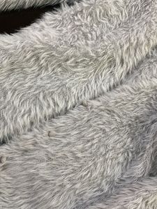 Soft Grey Faux Fur Jacket