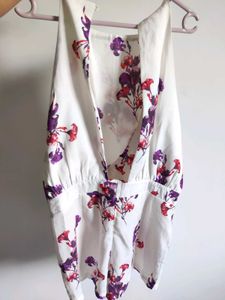 Ajio Floral Jumpsuit