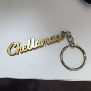 Brass Chellamae Keychain