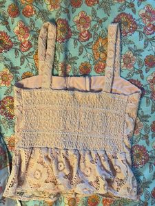 Lace Corset Crop Top