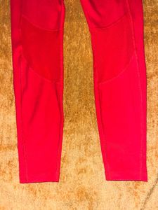 Nike Red Athletic Leggings