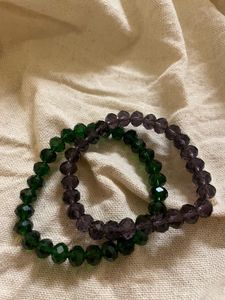 Set of 2 Beaded Bracelets