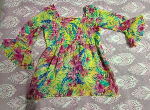 Women’s Floral Printed Stylish Top | Full Sleeve C