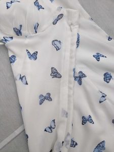 Butterfly Print H&amp;M Mini Dress