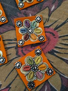 Orange Handmade Patches
