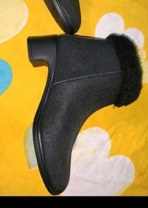 🇮🇹Italian Sparkly Black Ankle Boots