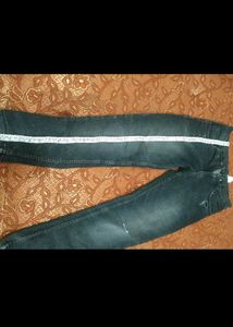 Dark Wash Ripped Jeans