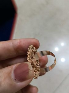 Red Beaded Jewellery Set with Ring