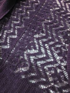 Women's Purple Cardigan