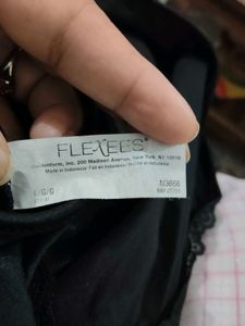Flexees by Maidenform Premium Black Lace-Trim Shap