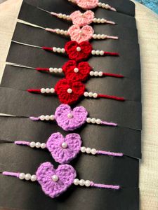 handmade crochet pearl rakhi 🎀✨