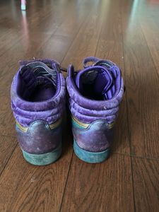 Reebok High Top Sneakers - Peacock Design