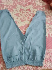 76.Light blue denim cargo pants(XXL)