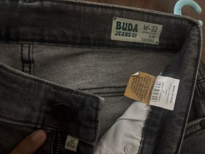 BUDA JEANS CO Original Men Grey Distressed Jean