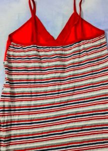 Comfortable Striped Nightgown