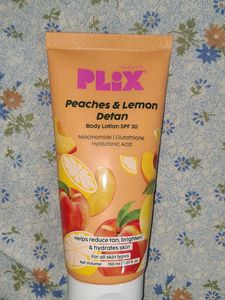 Plix Peaches & Lemon Body Lotion SPF 30