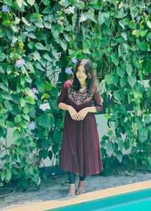 designer Kurta . heavy hand worked p