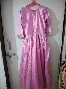 Elegant Lavender anarkali with dupatta