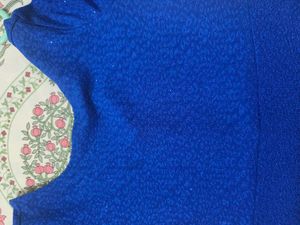 Vibrant Blue Sparkly Mini Dress
