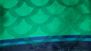 Elegant Green Printed Saree