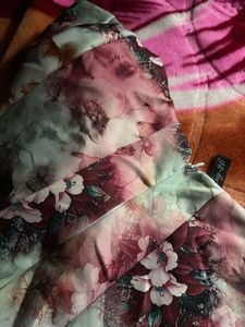 Elegant Floral Print Gown