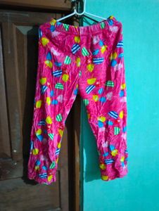 length 34,Pink Printed Pajama Pants