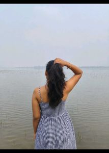 Gingham Print Sundress 🎀💗