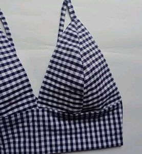 Gingham Crop Top