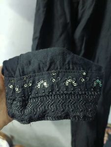 Embroidered Black Tunic