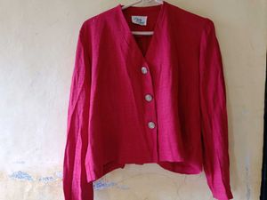 Vintage Red Blazer
