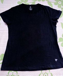 COMFORT LADY Classic Black T-SHIRT FOR WOMEN