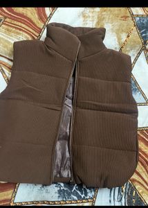 Brown Puffer Vest