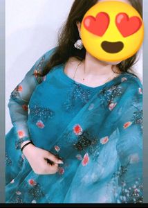 Organza Kurta Set