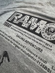 Ramones Graphic V-Neck T-Shirt