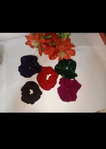 Velvet Scrunchie Set 6
