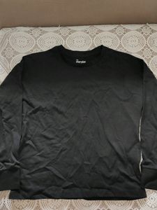 Plain Black Top ,full Sleeves