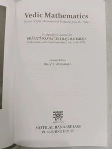 Vedic Mathematics Book