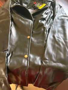 Black Faux Leather Jacket