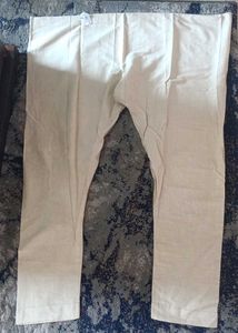 Men's Cream Ethnic Pants