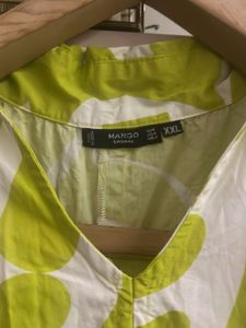 MANGO pure cotton green Tunic