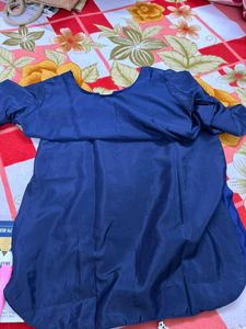 Elegant Navy Blue Kurta Set