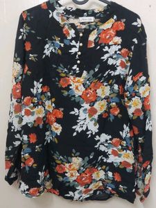 Floral Print Kurta