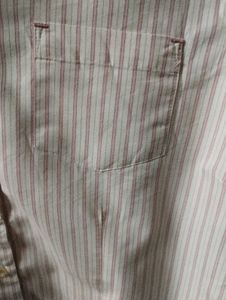 Striped White Shirt