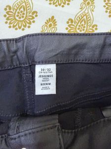 Black Skinny Fit Faux Leather Pants