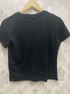 Black "Gentle" Graphic T-Shirt